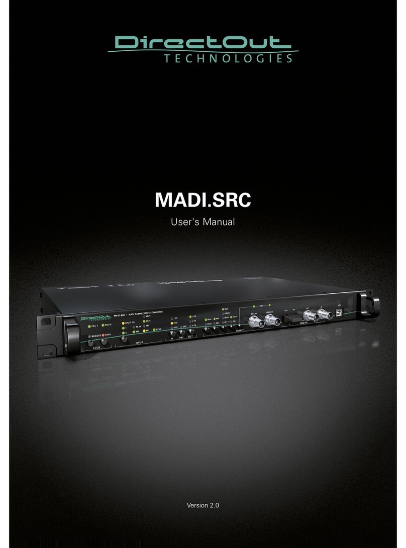 DirectOut Technologies MADI.SRC user manual