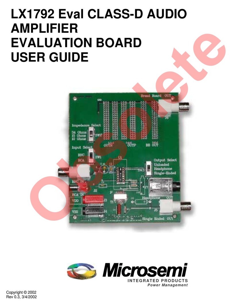 Microsemi LX1792 User manual