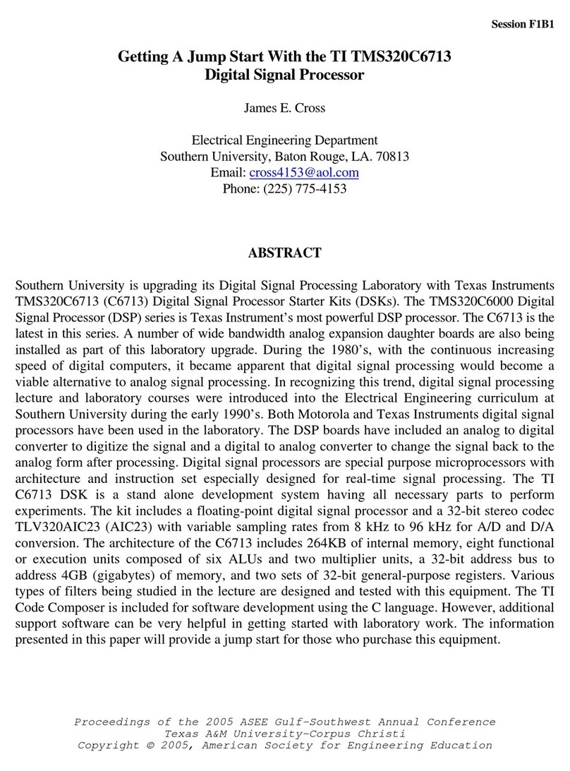 TI TMS320C6713 User manual