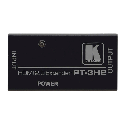 Kramer PT-3H2 installation instructions