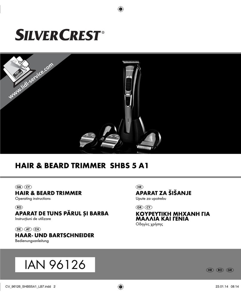 Silvercrest SHBS 5 A1 operating instructions