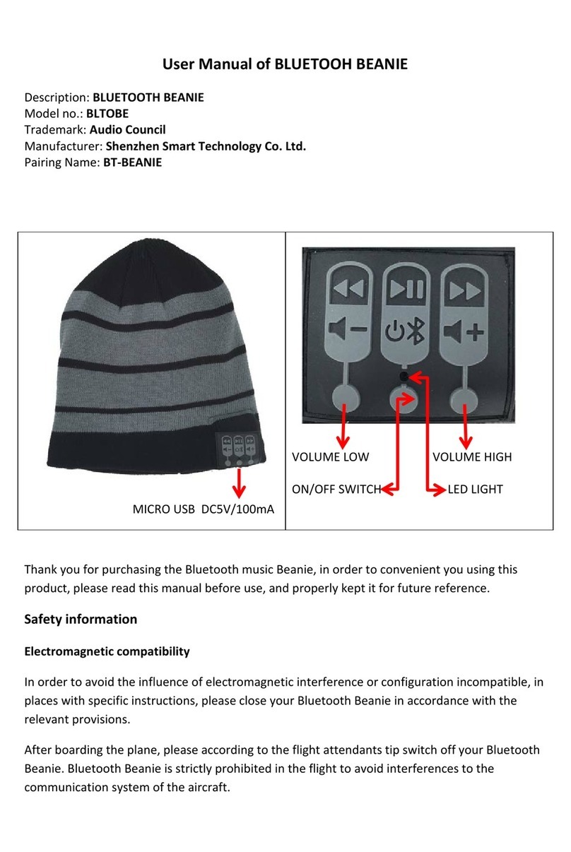 Smart Technologies Audio Council  BLTOBE user manual