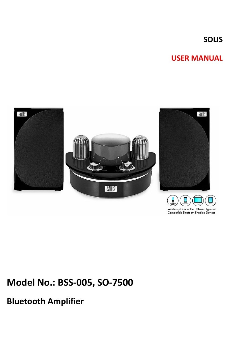 SOLIS SO-7500 User manual