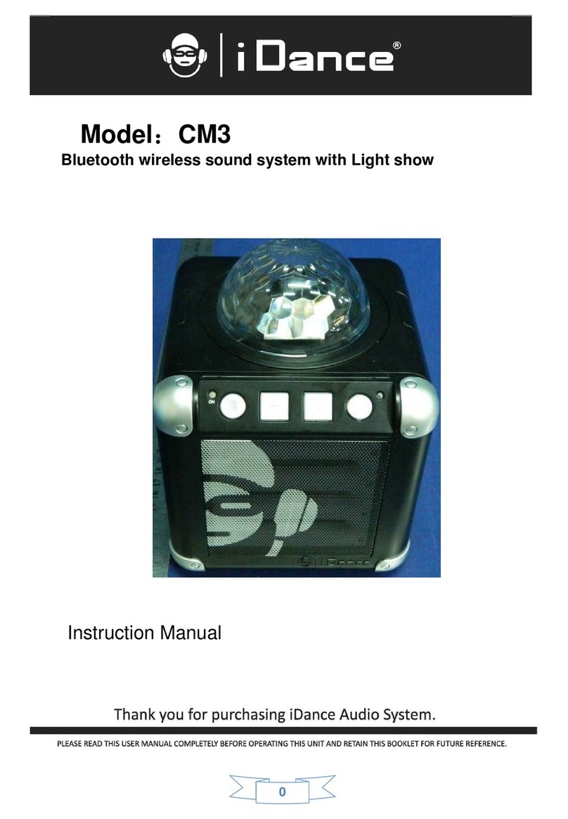 iDance CM3 User manual