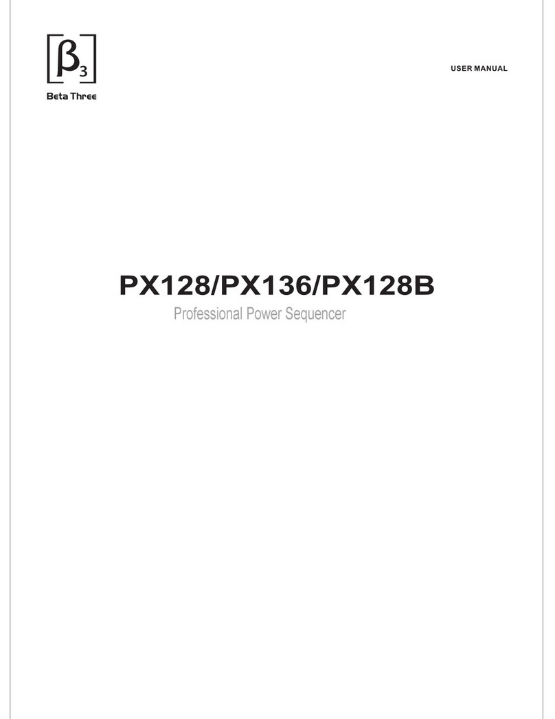 Beta Three PX128 User manual