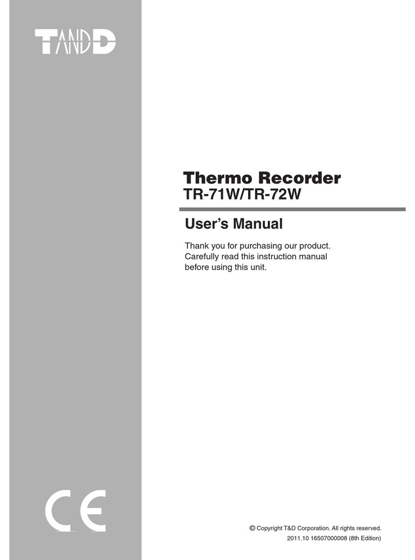 T&D TR-71W user manual