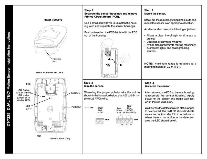 IntelliSense DT-7225 User manual