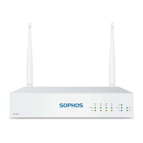 Sophos SG 105(w) User manual Sophos SG 105(w) User manual