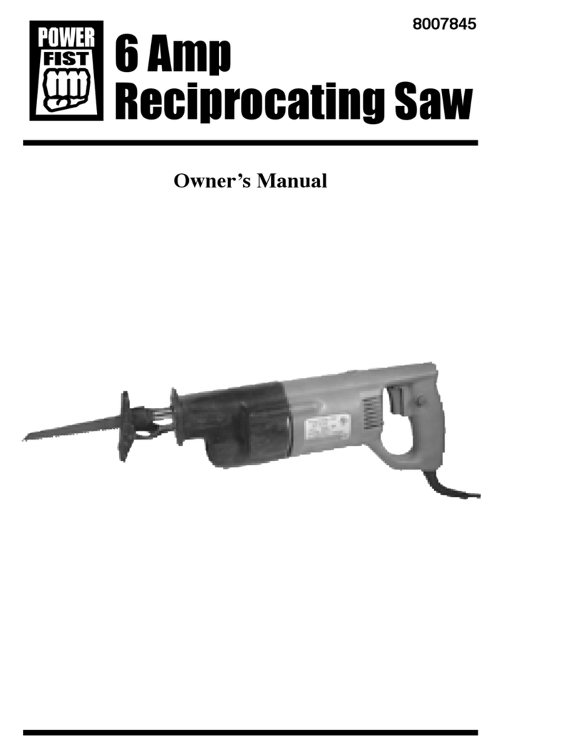 Power Fist 8007845 owner's manual