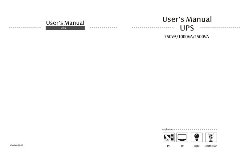 Must EW20-750VA Pro user manual