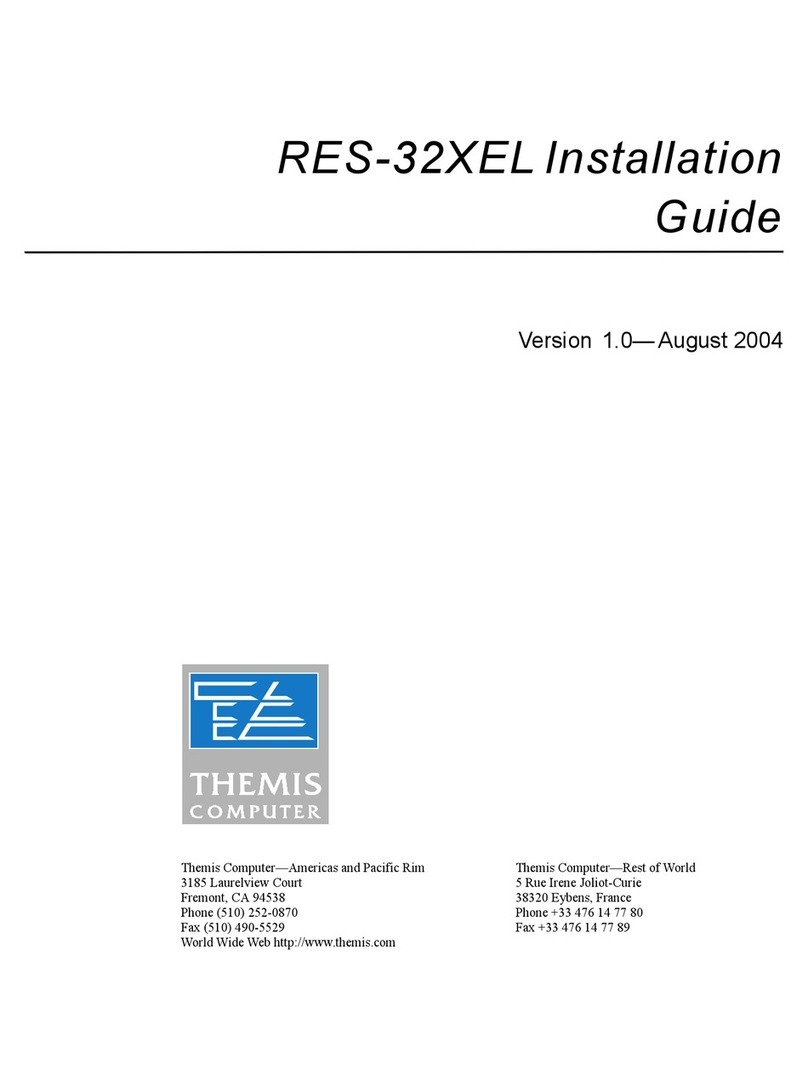 Themis RES-32XEL User manual