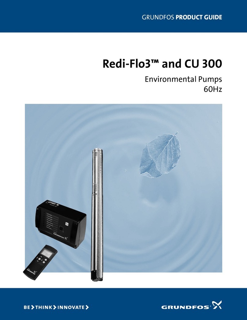 Grundfos Redi-Flo3 User manual Grundfos Redi-Flo3 User manual