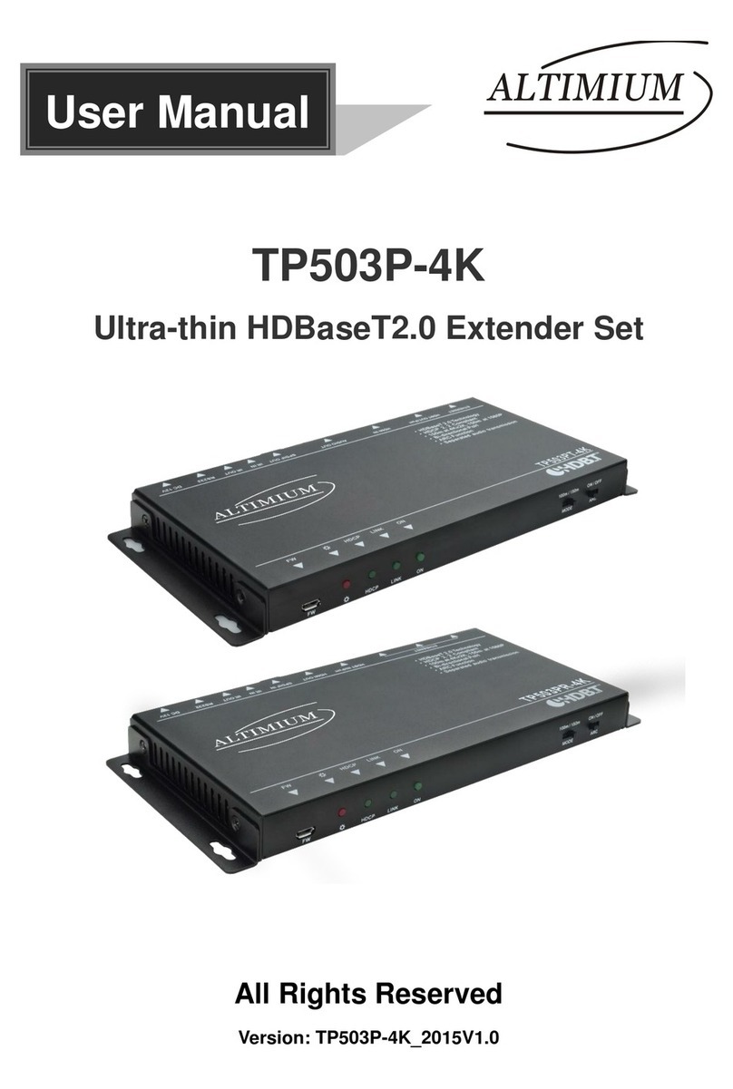 Altimium TP503P-4K user manual