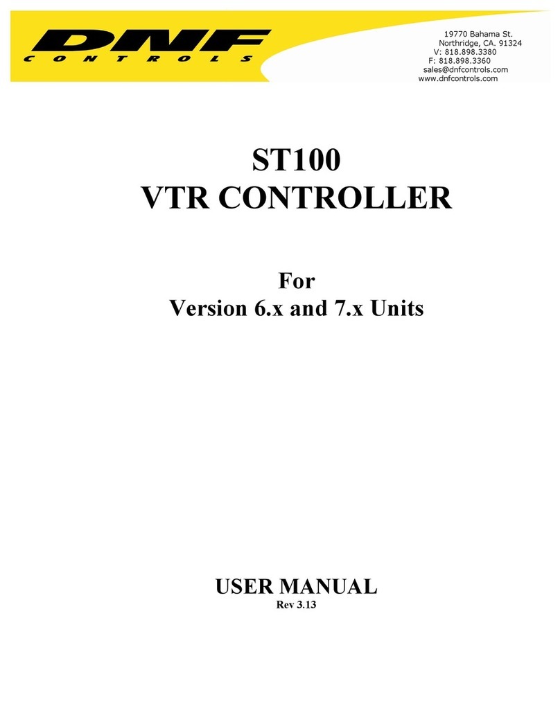DNF Controls ST100 User manual DNF Controls ST100 User manual