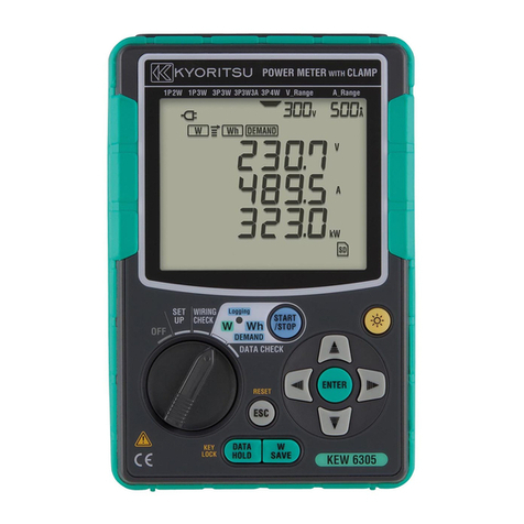 KYORITSU KEW 6305 User manual