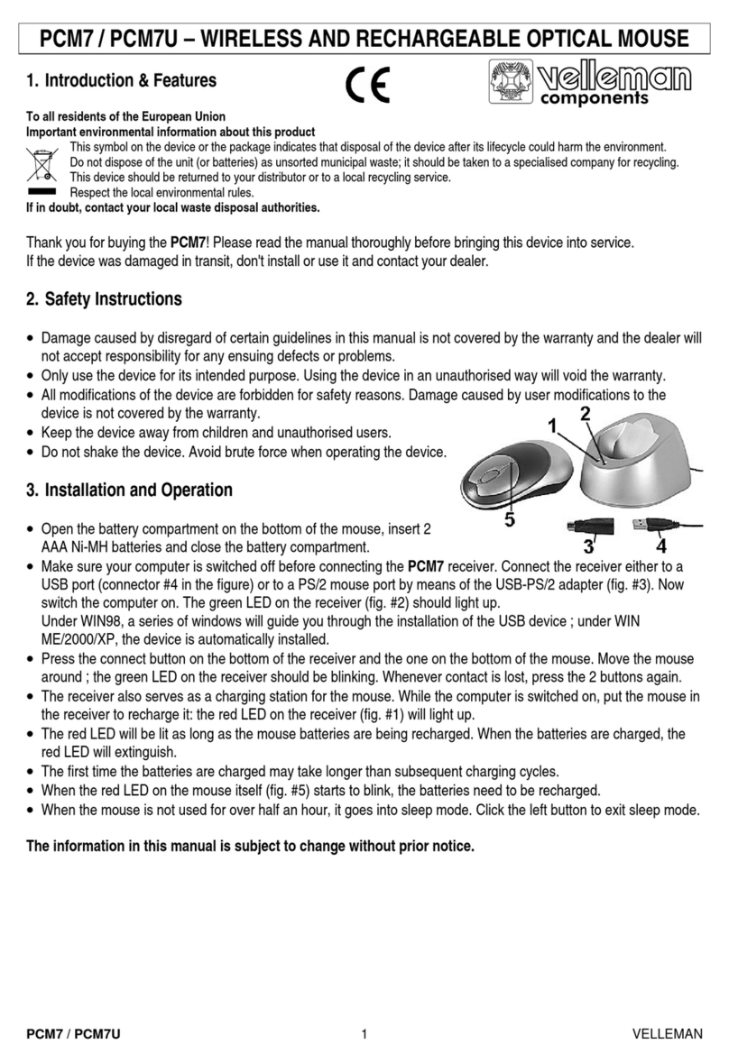 Velleman PCM7 manual