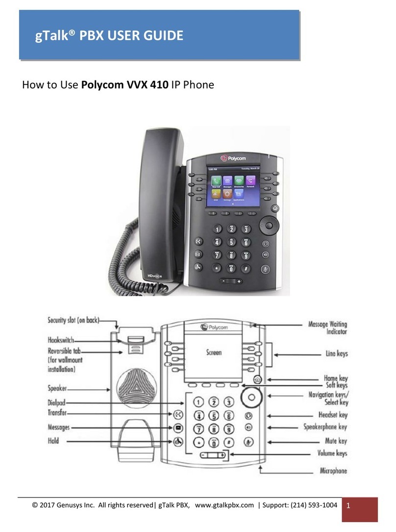 Polycom VVX410 user guide