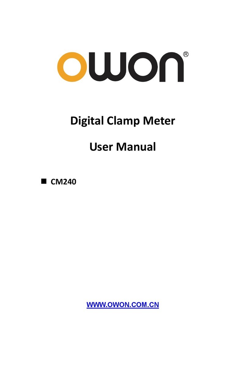 Owon CM240 user manual