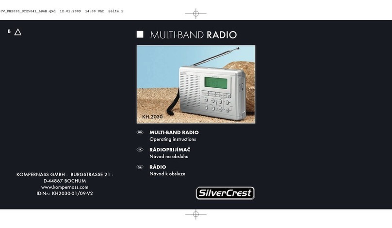 Silvercrest KH 2030 User manual