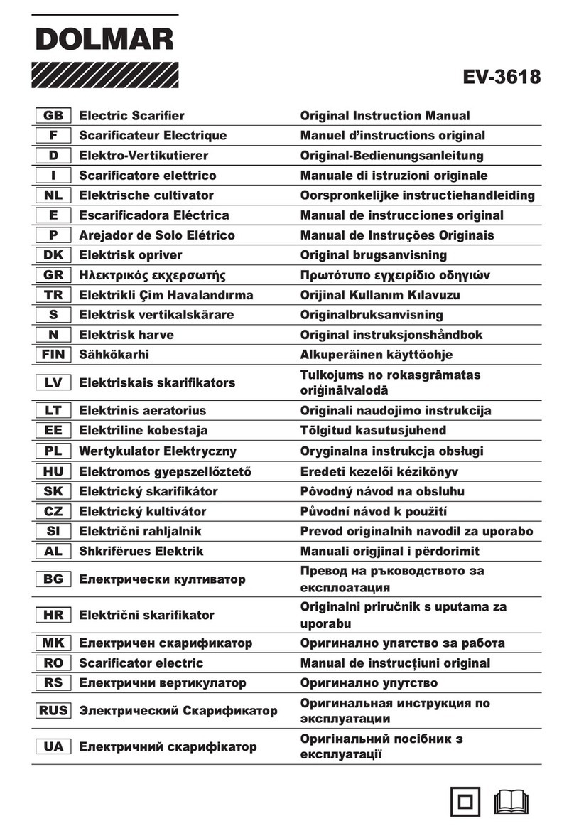 Dolmar EV-3618 Original instruction manual