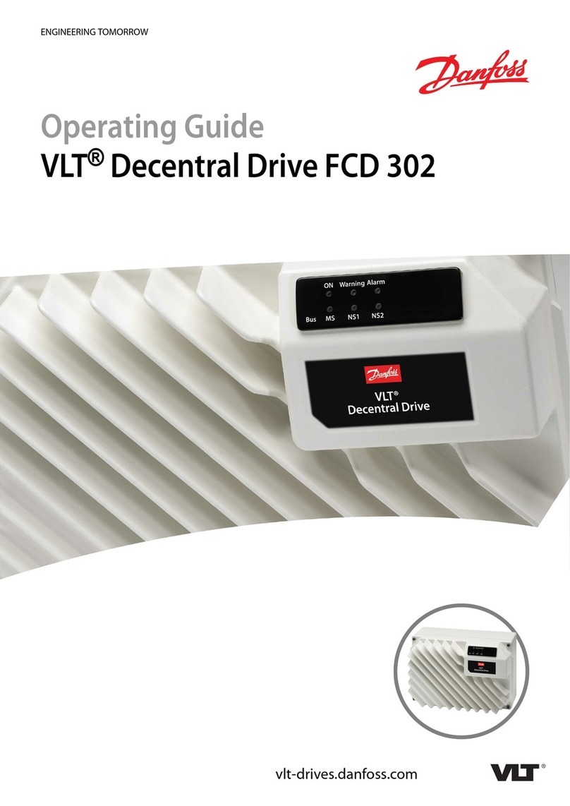 Danfoss vlt fcd 302 User manual
