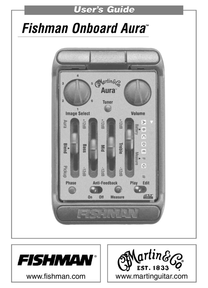 Fishman Onboard aura User manual
