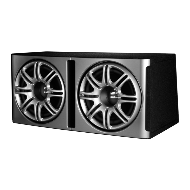 Polk Audio db1222 owner's manual