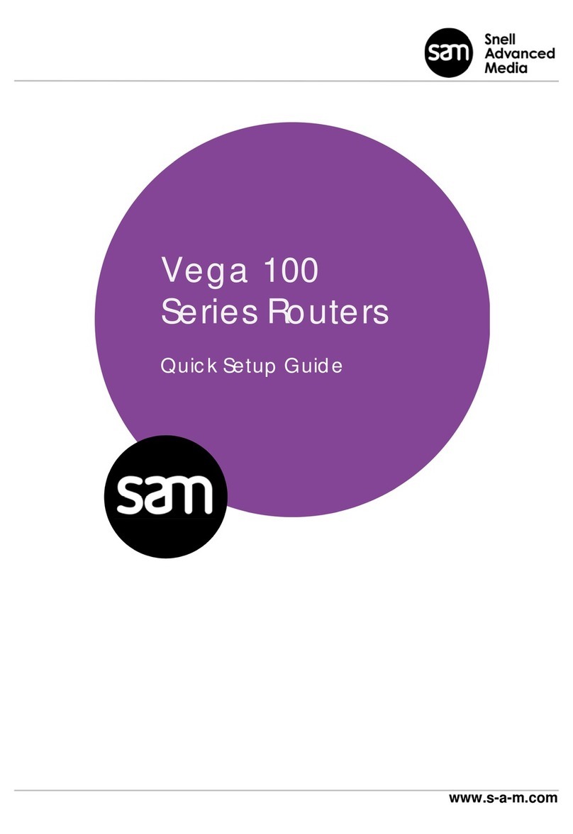 Snell Advanced Media Vega 200 Quick setup guide Snell Advanced Media Vega 200 Quick setup guide