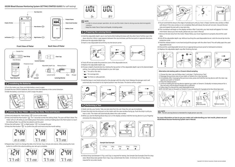 GE GE200 Getting started guide