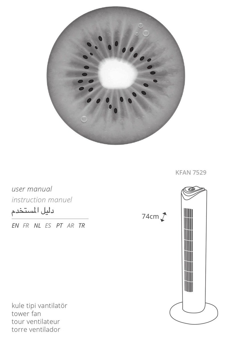 Kiwi KFAN 7529 user manual Kiwi KFAN 7529 user manual