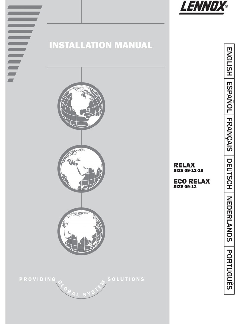 Lennox Relax series User manual