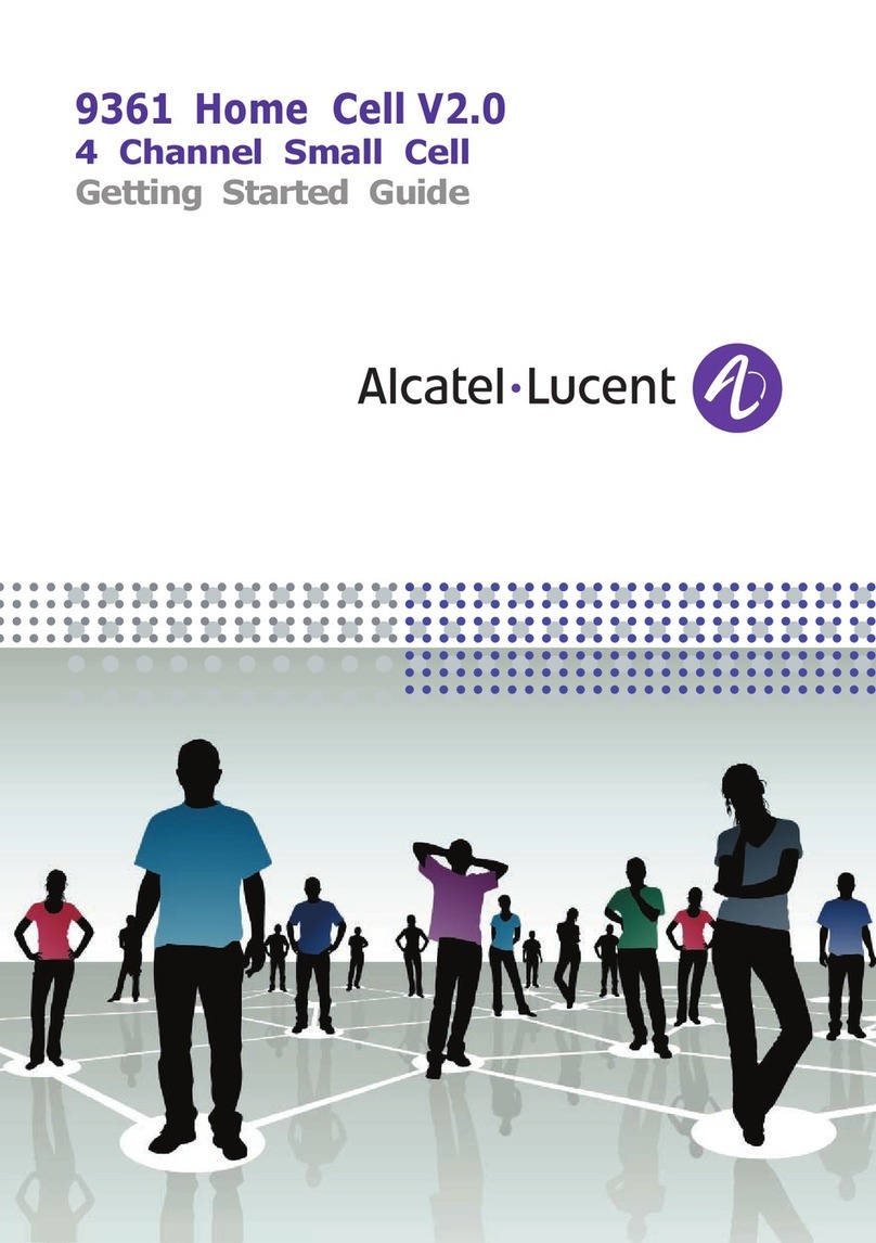 Alcatel-Lucent 9361 Home Cell V2 Getting started guide