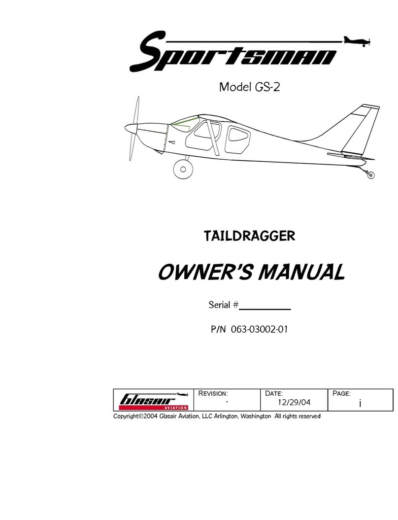 Glasair Sportsman GS-2 owner's manual