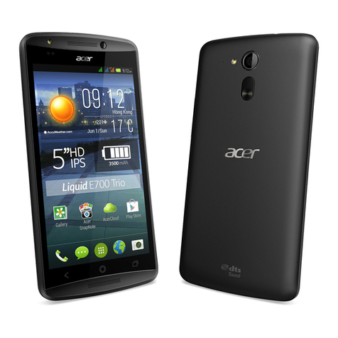 Acer Aspire E700 User manual