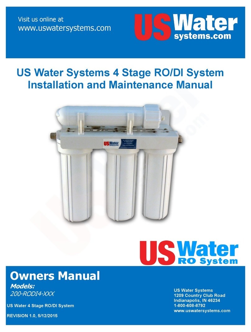 US Water Systems 200-RODI4 series Manual