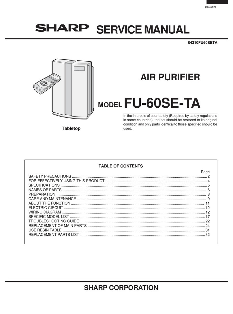 Sharp FU-60SE-TA User manual