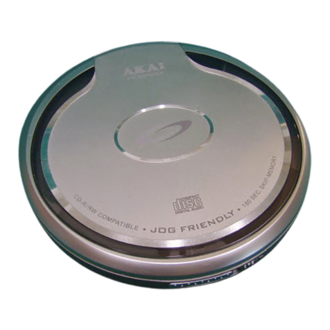 Akai PD-X3780SR User manual