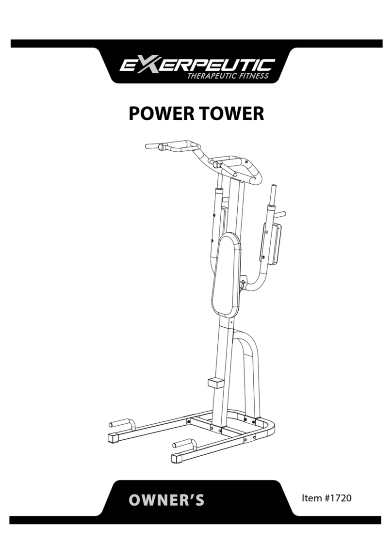 Exerpeutic POWER TOWER 1720 User manual Exerpeutic POWER TOWER 1720 User manual