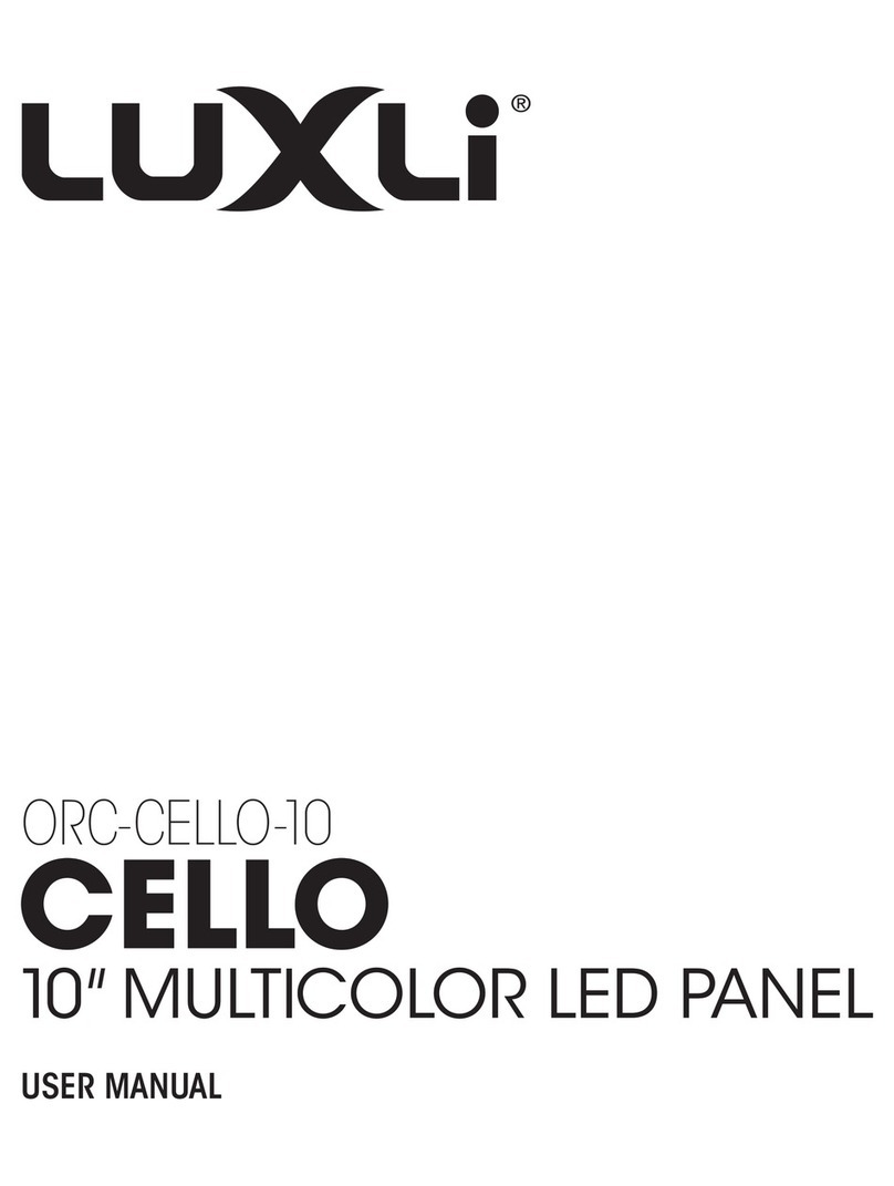 Luxli orc-cello-10 user manual