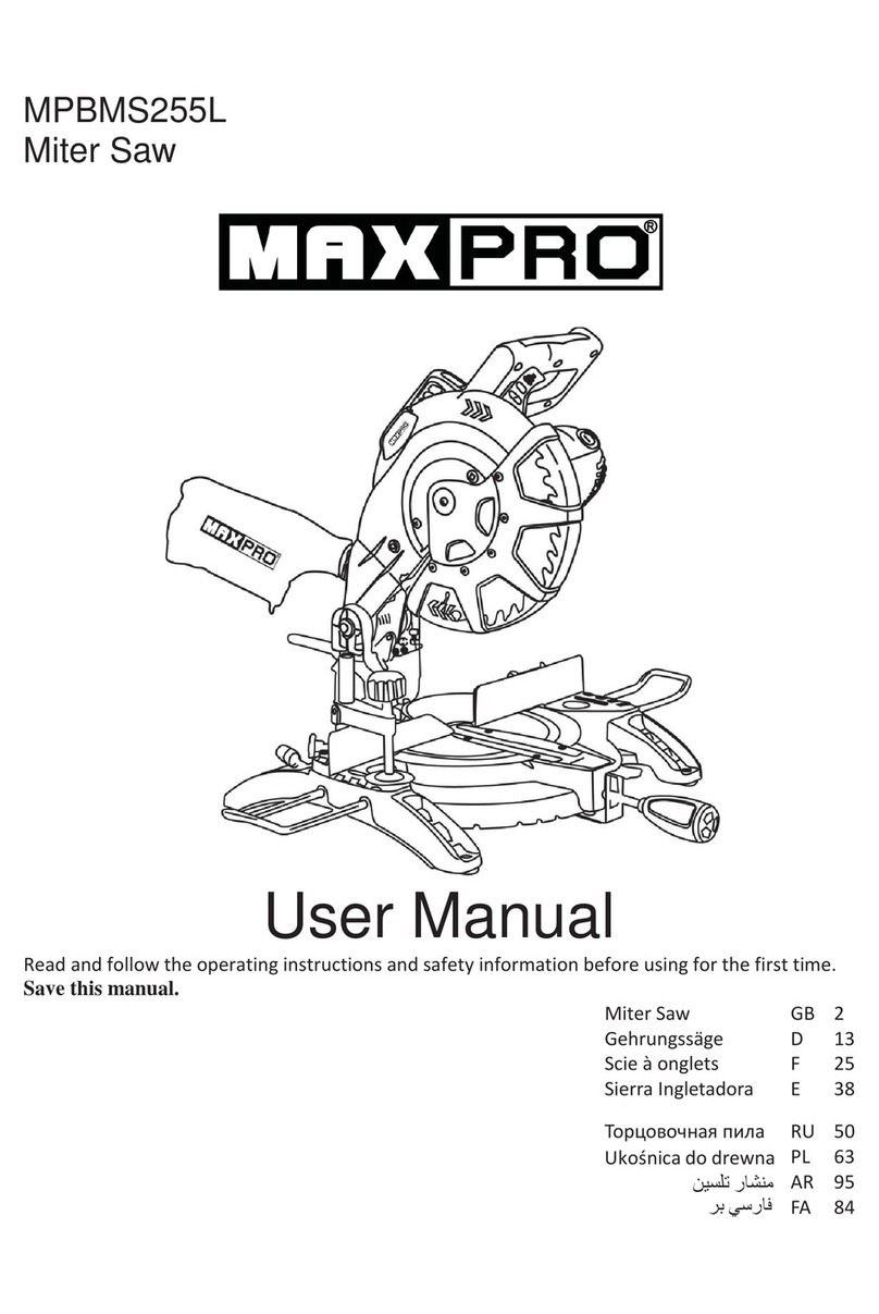 Max Pro MPBMS255L user manual