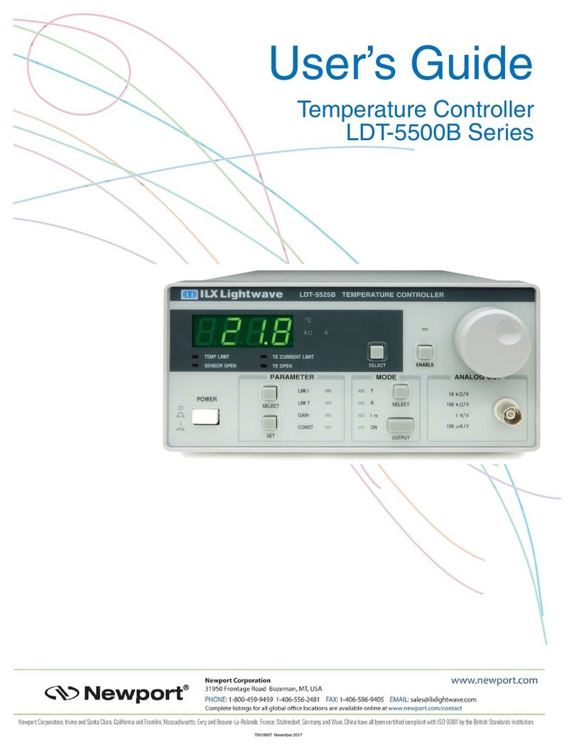 Newport LDT-5500B Series User manual