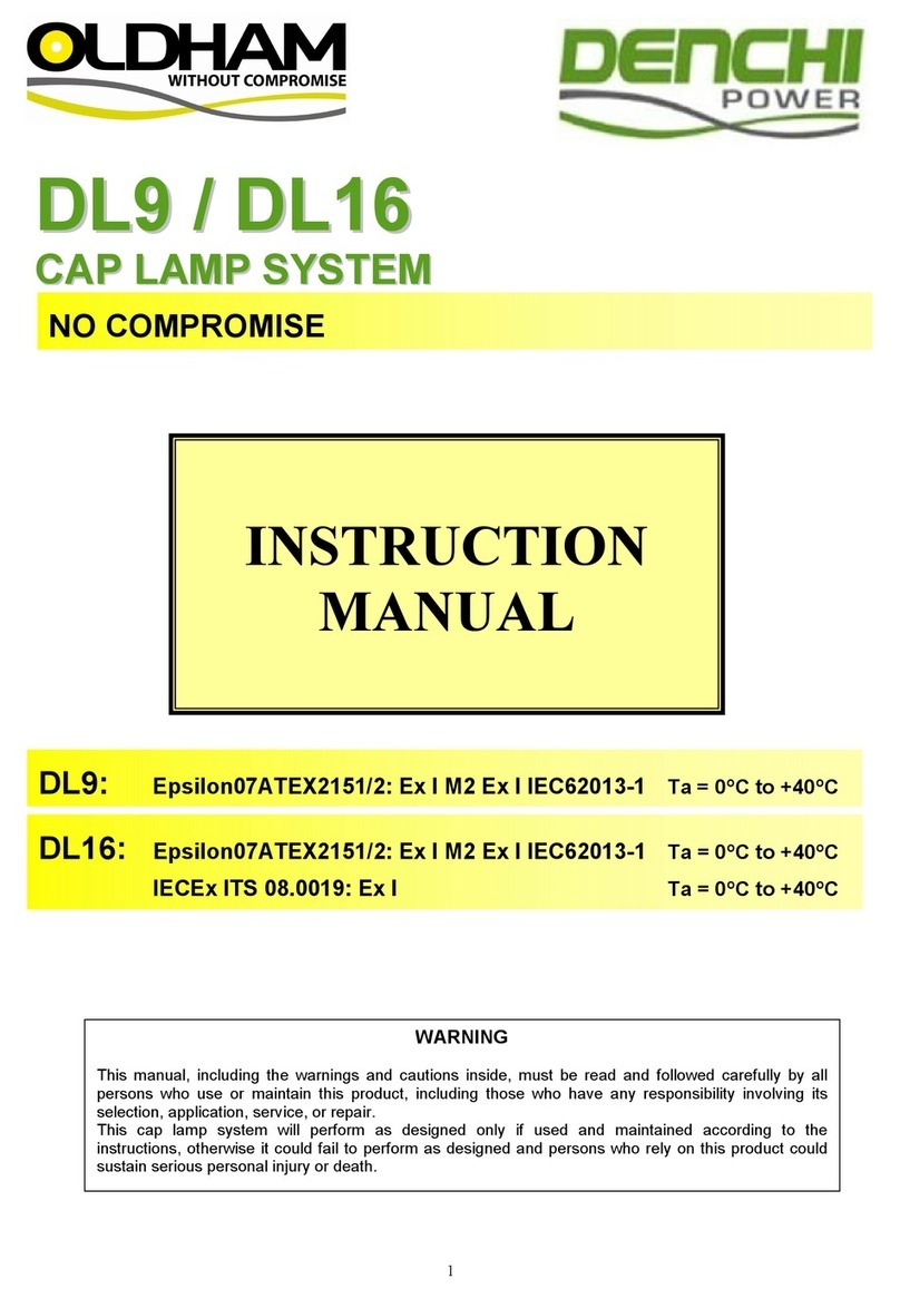 Oldham DL9 Instruction manual and user handbook Oldham DL9 Instruction manual and user handbook