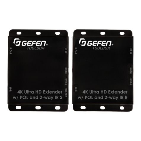 Gefen GTB-HDBT-POL-BLK User manual
