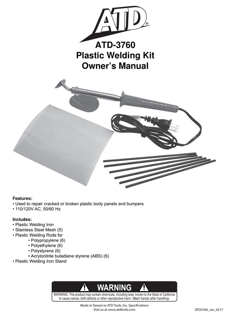 ATD Tools 3760 owner's manual