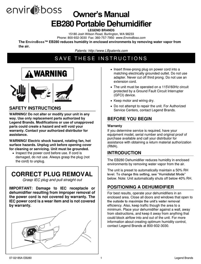 ENVIROBOSS EB280 owner's manual