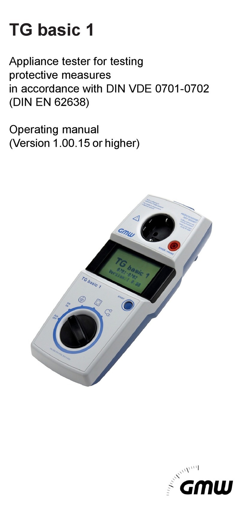 GMW TG basic 1 User manual
