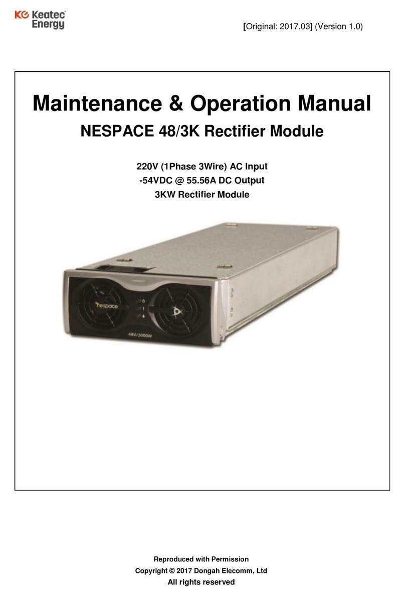 NESpace NESPACE 48/3K Maintenance & Operation Manual