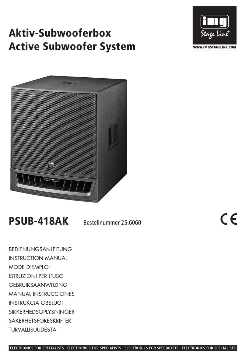 IMG STAGE LINE PSUB-418AK instruction manual