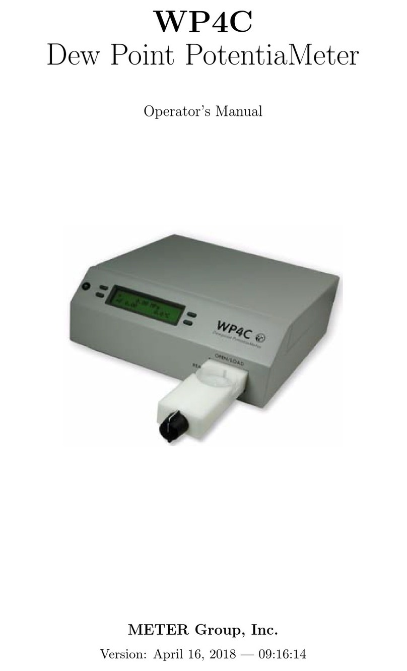 METER Group, Inc. WP4C Operator's manual
