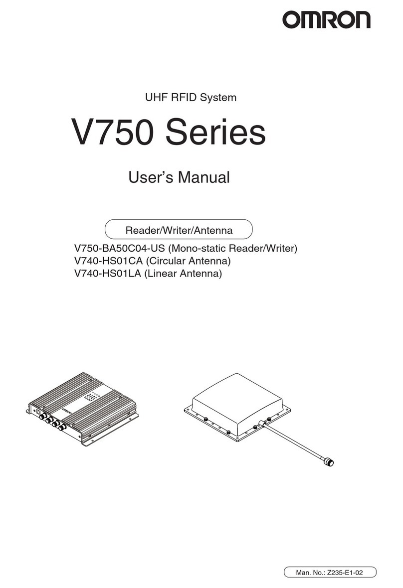 Omron V750-BA50C04-US User manual
